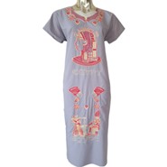 Rich Grey Pharaonic Galabeya - Egyptian Dress